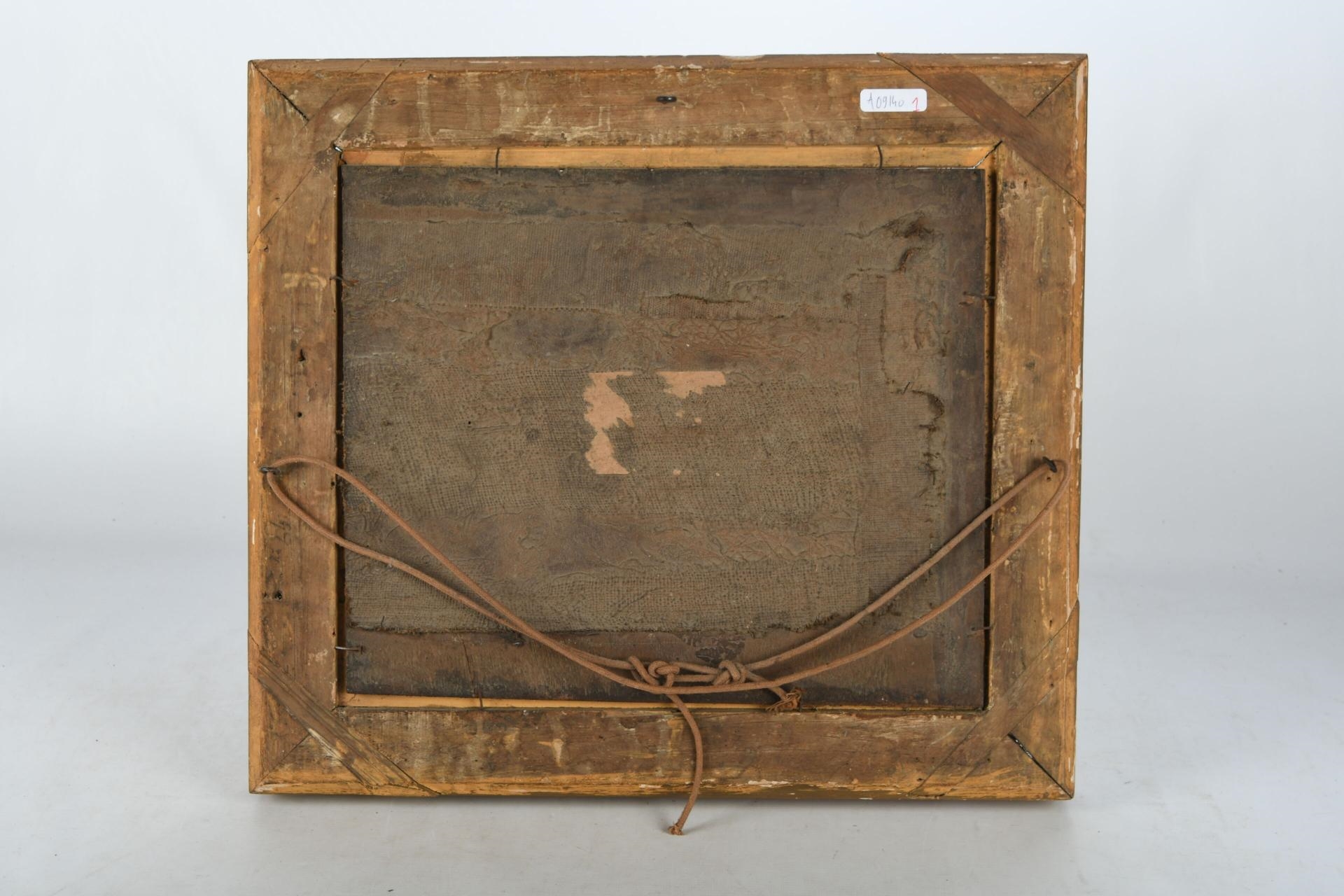 Artwork by Michel Duplessis, Convoi militaire traversant un fleuve, Made of Walnut panel