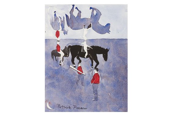 Polo reflections by Patrick Procktor