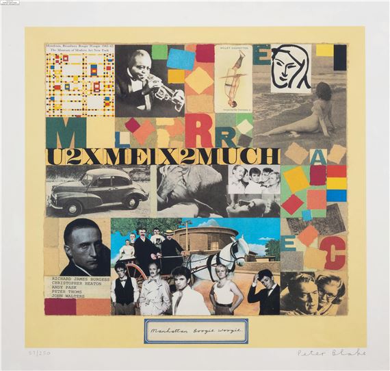 Peter Blake | 172Peter Blake (b.1932) Manhattan Boogie Woogie ...