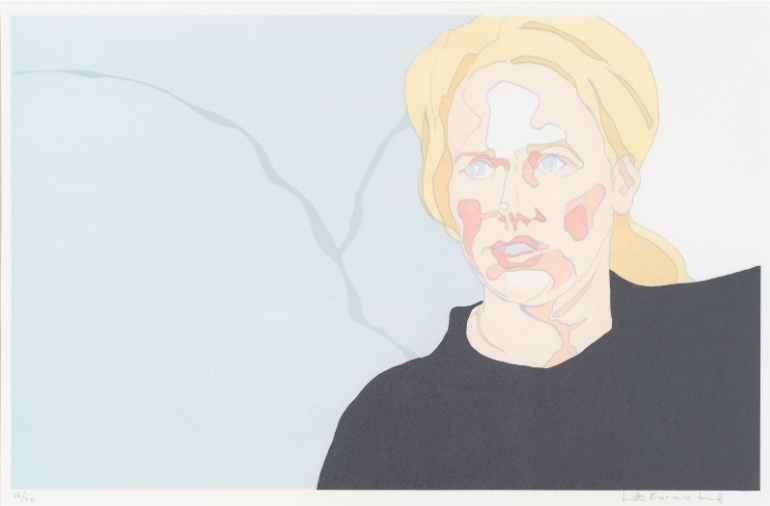 Artwork by Lotte Konow Lund, Liv Ullman, Made of lithograph