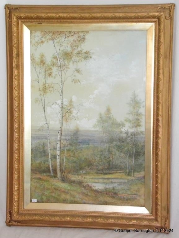 R. Carter | R.Carter 19thc Victorian Landscape Watercolour (Late 19th ...