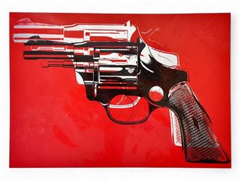 Andy Warhol | Andy Warhol “Guns, C.1981-82” Framed Print | MutualArt