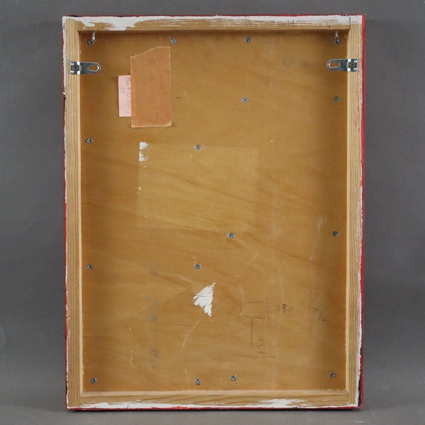 Artwork by Mark Williams, Williams, Mark (geb. 1950 in Pittsburgh / USA, tätig in New York) - „Hold“, Öl auf Holz, unterschie, Made of Öl auf Holz