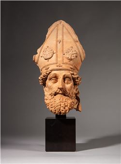 Head of a Bishop - Antonio Begarelli