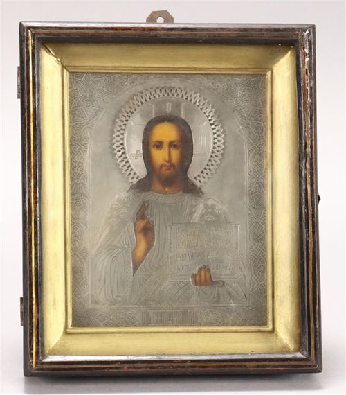 Russian School, 19th Century | 19th Century Russian Icon (1880) | MutualArt