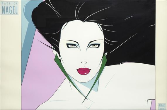 Patrick Nagel | Untitled - Close-up | MutualArt