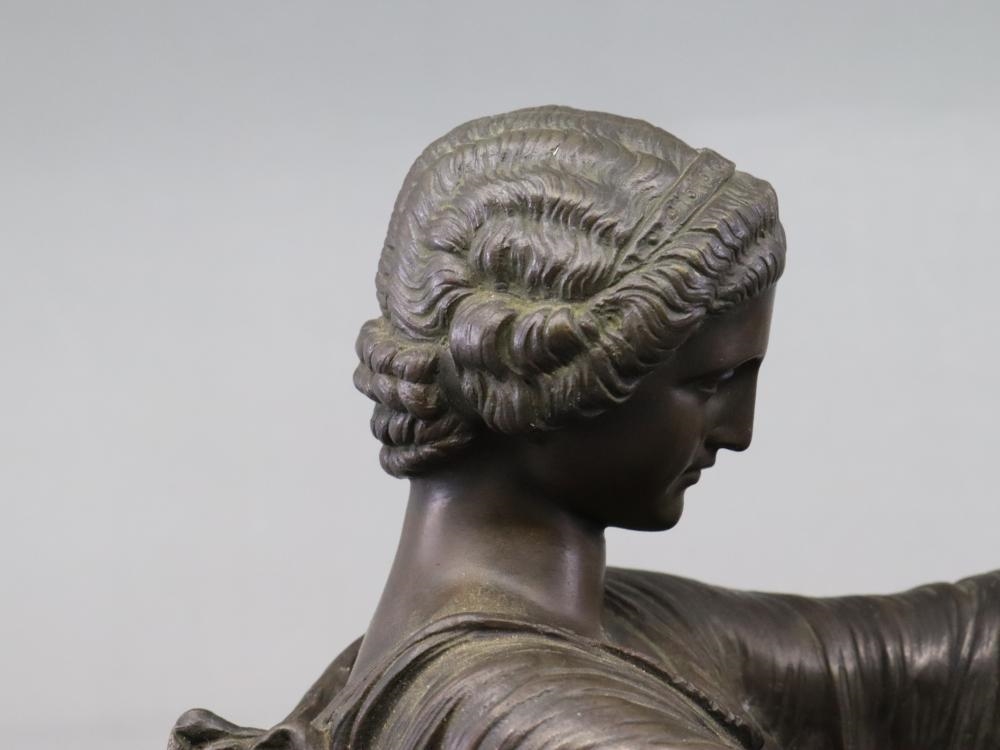 Victor Étienne Simyan | BRONZE STATUE OF A SEATED GREEK FIGURE, SIGNED ...