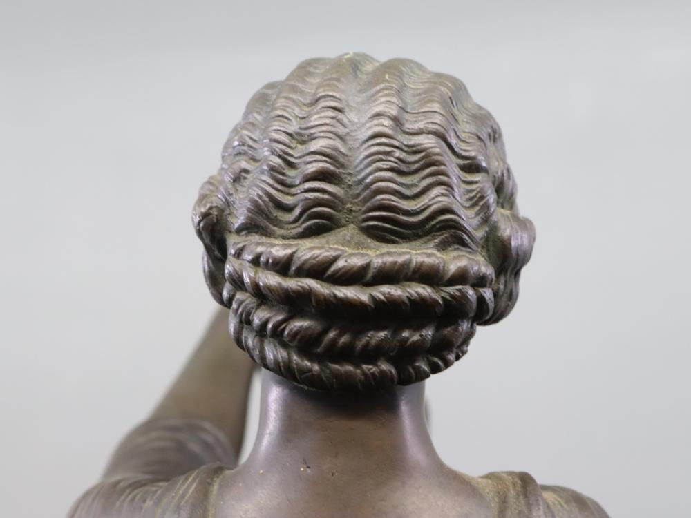 Victor Étienne Simyan | BRONZE STATUE OF A SEATED GREEK FIGURE, SIGNED ...