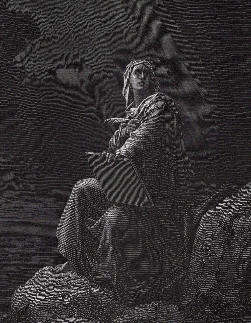 Gustave Doré | Saint John at Patmos (from Dore's Bible) | MutualArt