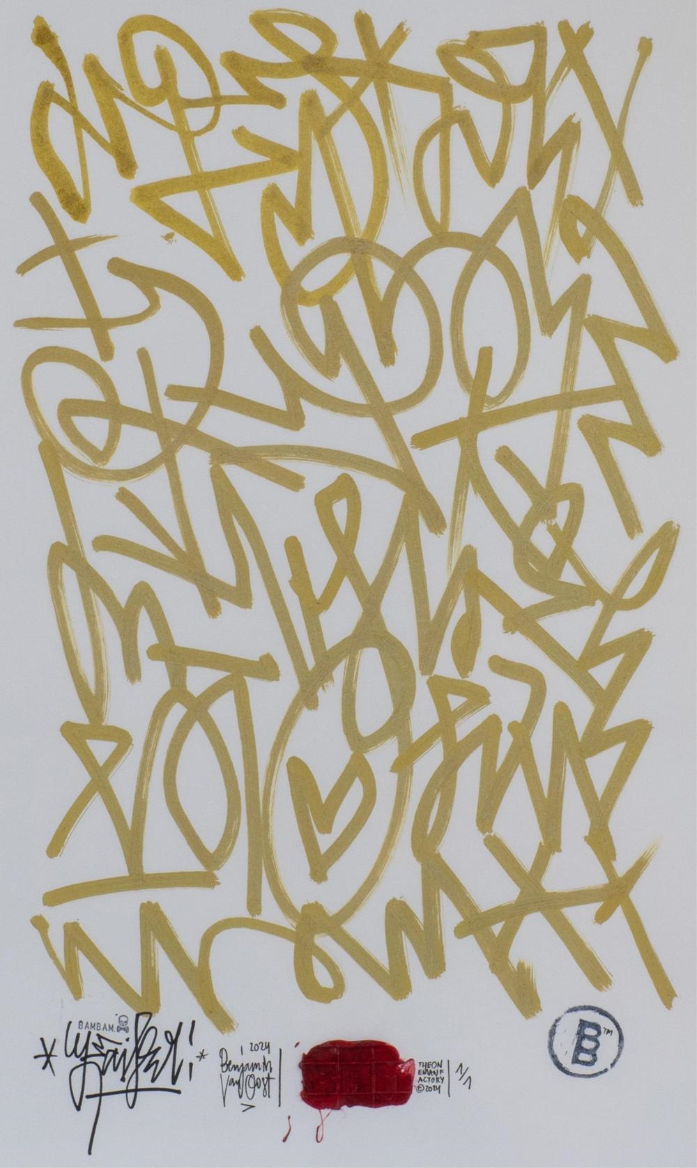 Artwork by Benjamin van Oost, watercolour Untitled, Made of watercolour