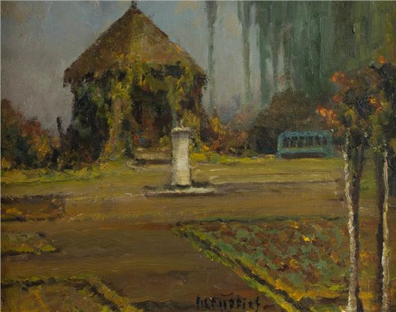 Parkzicht by Piet Lippens