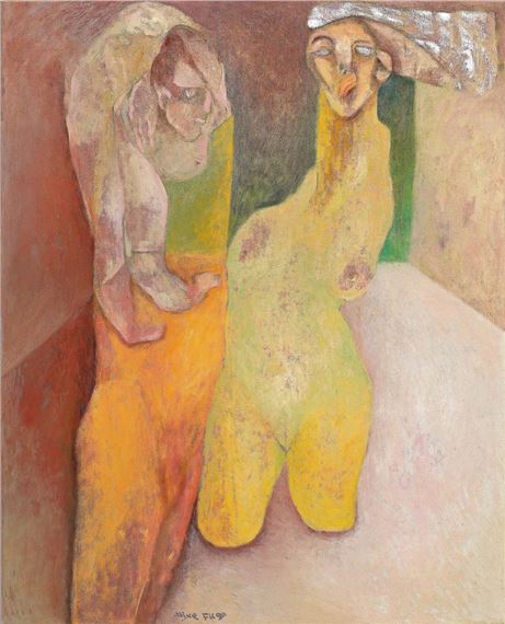 Homme et femme nus - Alixe Fu