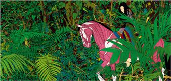 FIERCE LIGHT IN HER EYES (DIPTYCH) - Chen Fei