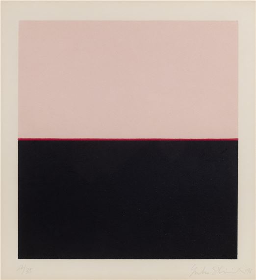 Pink and Black Horizontal by Yuko Shiraishi, 1996