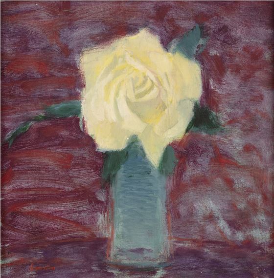 Pale Rose by John Houston, 1977