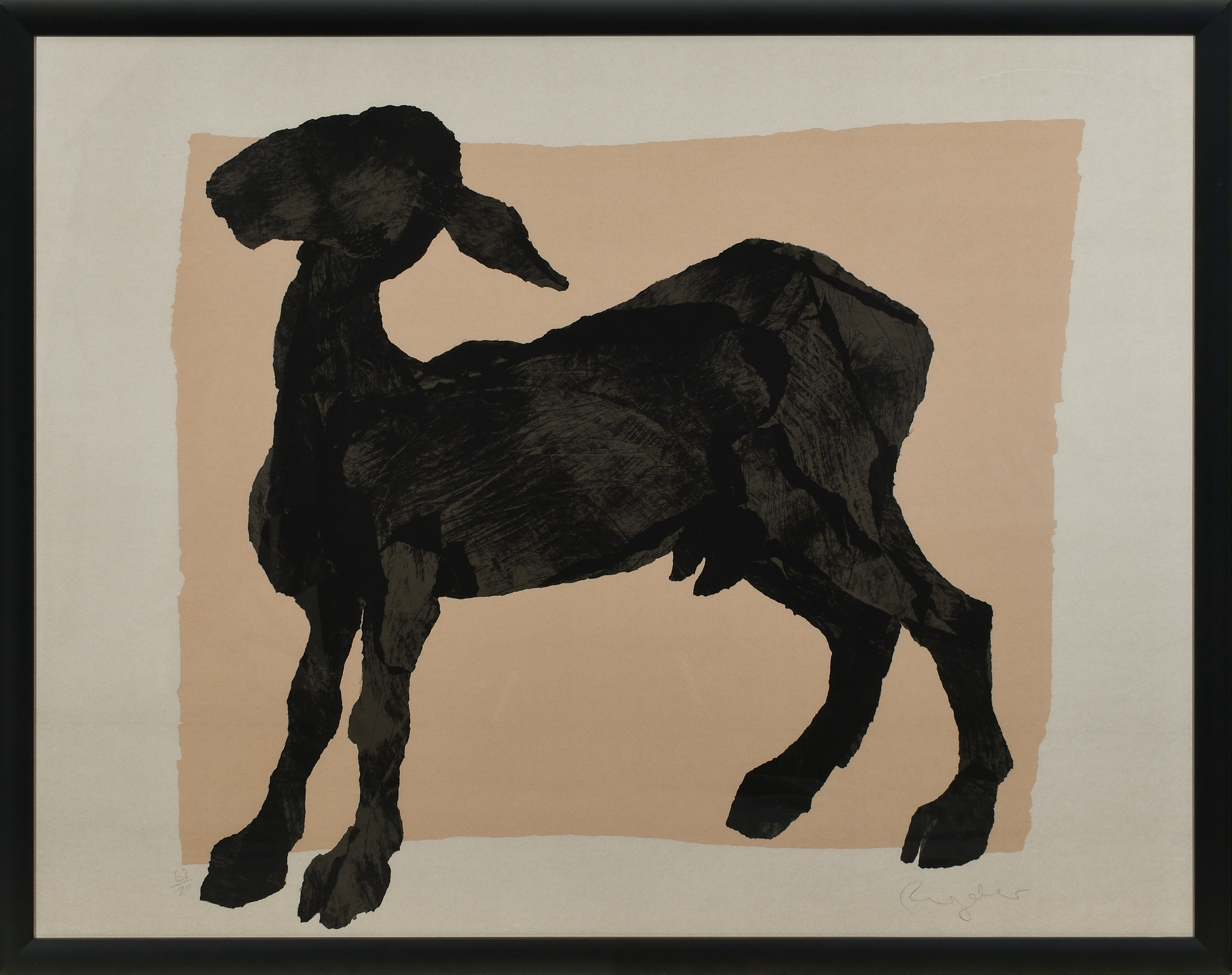 Sophie Ryder | Black Goat (1970) | MutualArt
