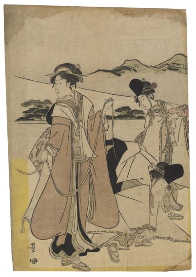 Utagawa Toyokuni I, Early Ukiyo-e Woodblock Print
