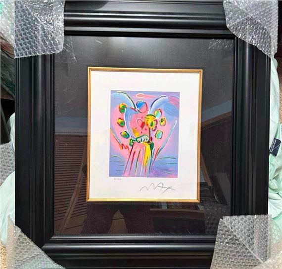 Peter Max | Angel with Heart (2015) | MutualArt