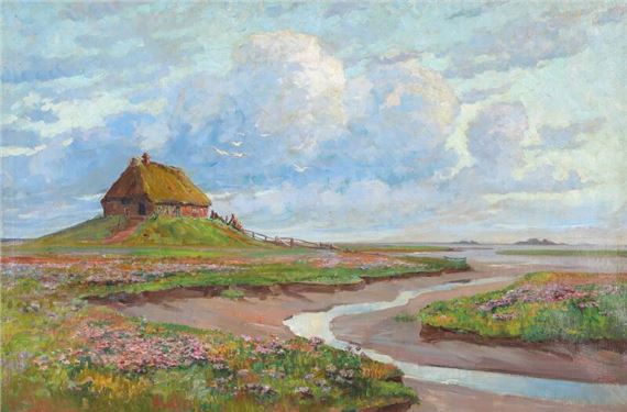 Spring scenery from the Wadden Sea by Amelie Ruths