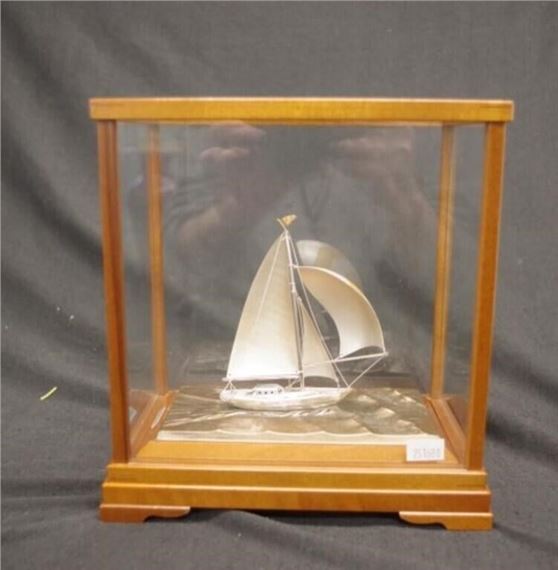Seki Takehiko | well presented sterling silver yacht | MutualArt