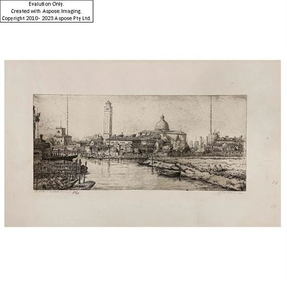 A VIEW OF VENICE - Giovanni Giuliani