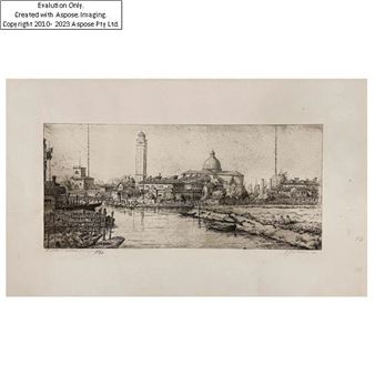 A VIEW OF VENICE - Giovanni Giuliani
