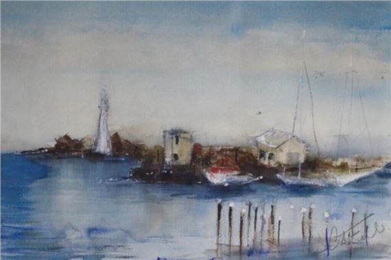 Wollongong Harboour II by Linda Fuller