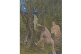 Exhibition at Michael Werner Gallery Pairs Paintings by Markus Lüpertz and Pierre Puvis De Chavannes
