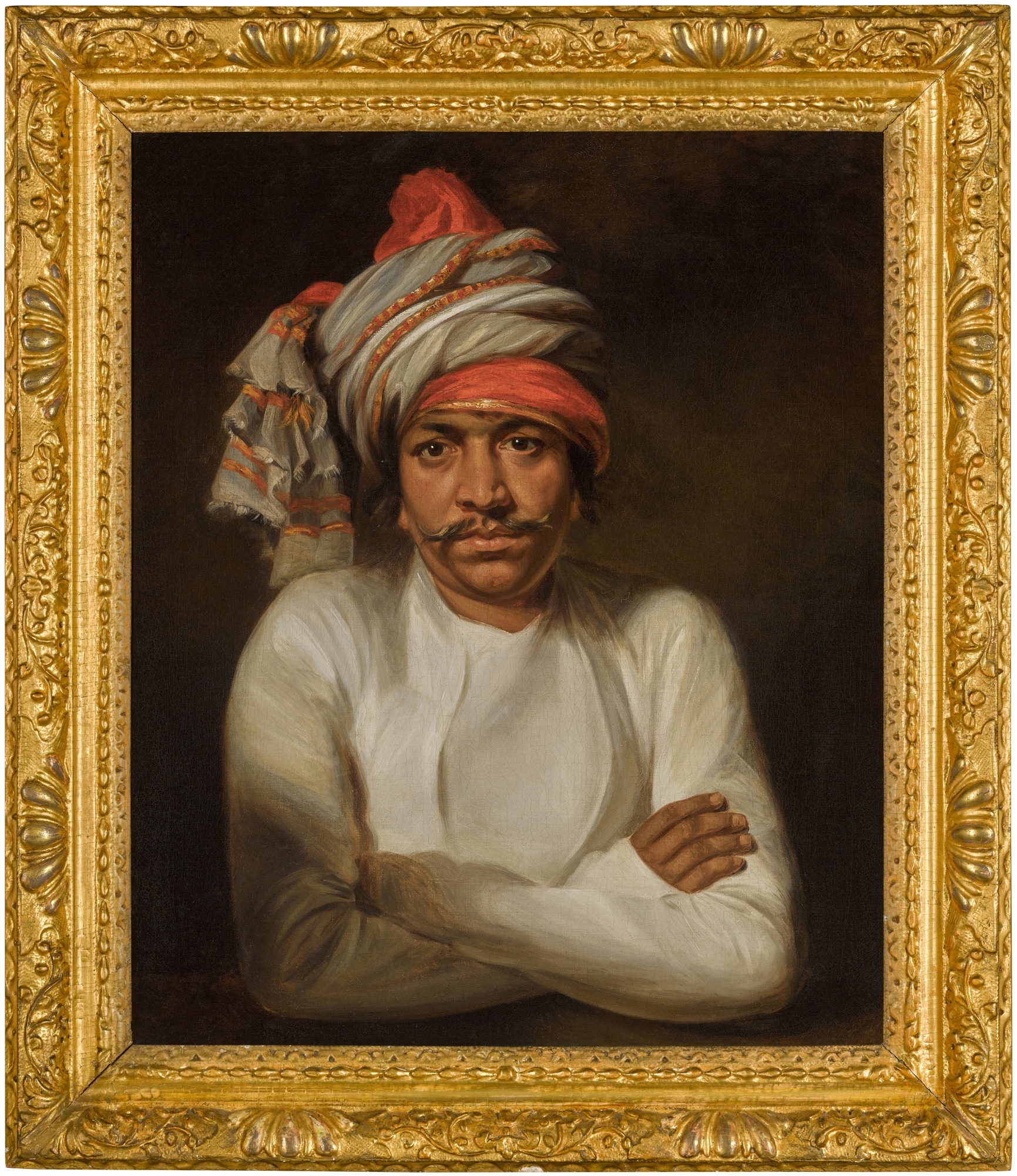 Artwork by Robert Home, Portrait of a Maratha Chief, Made of oil on canvas