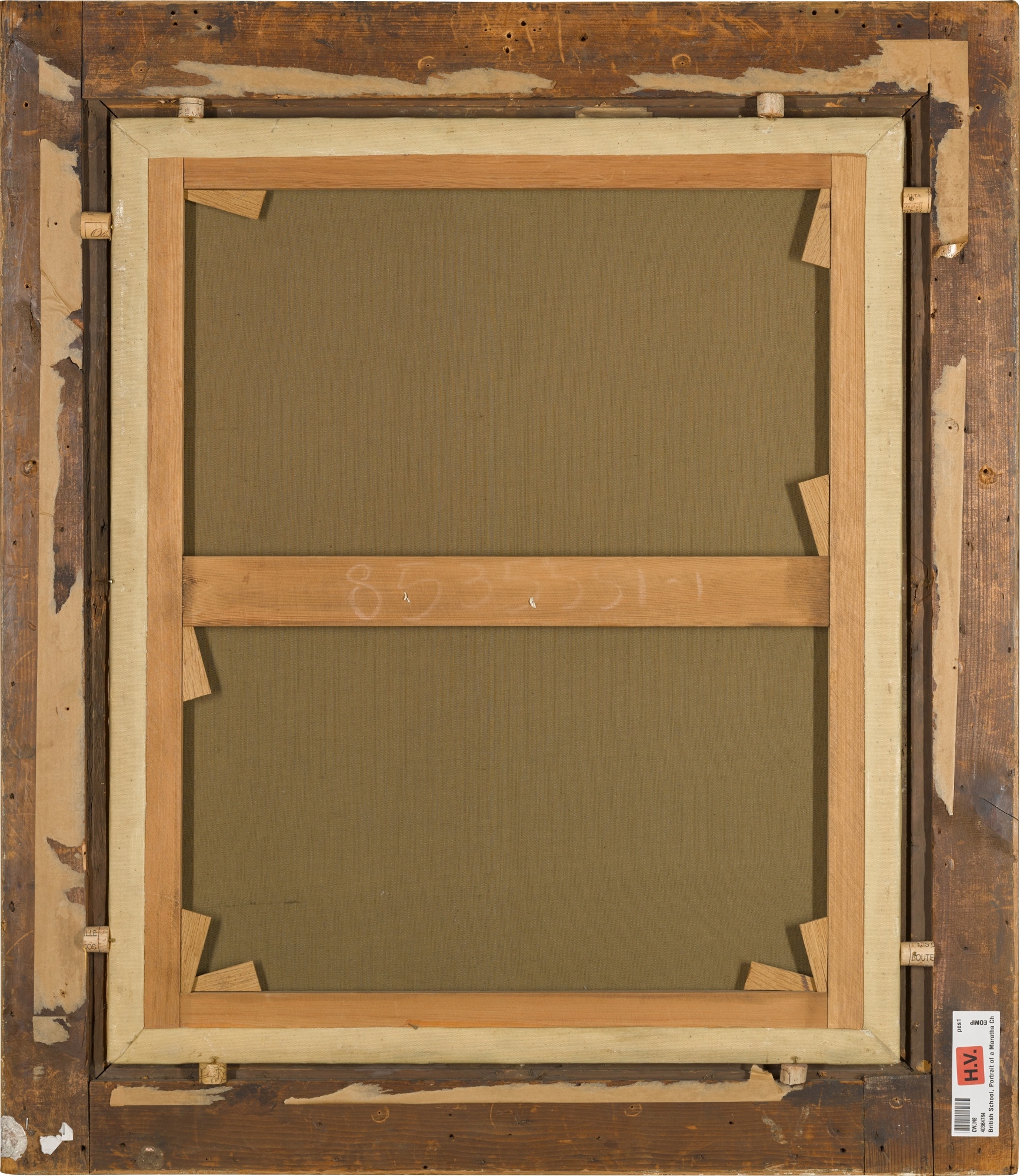 Artwork by Robert Home, Portrait of a Maratha Chief, Made of oil on canvas