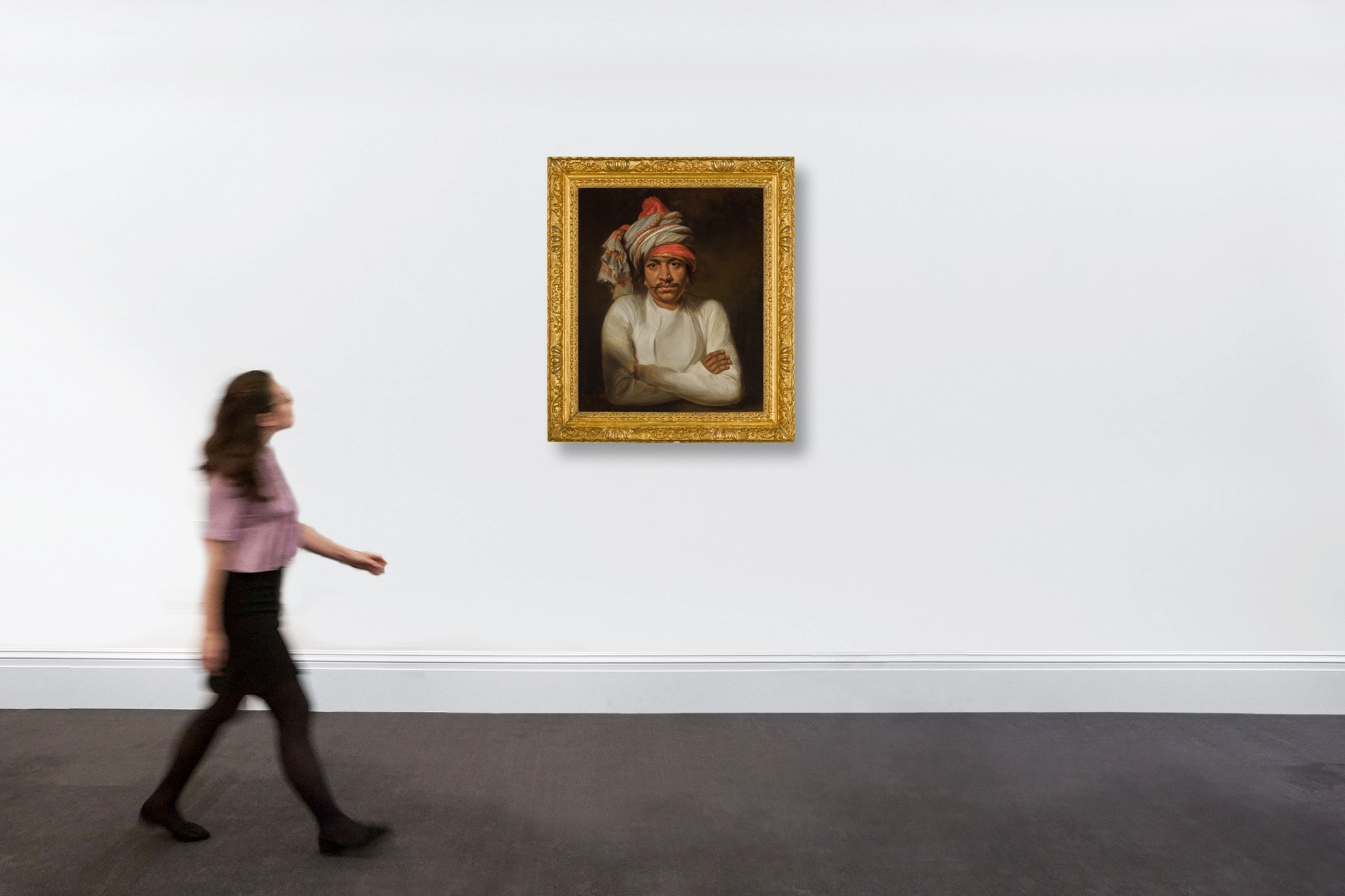 Artwork by Robert Home, Portrait of a Maratha Chief, Made of oil on canvas