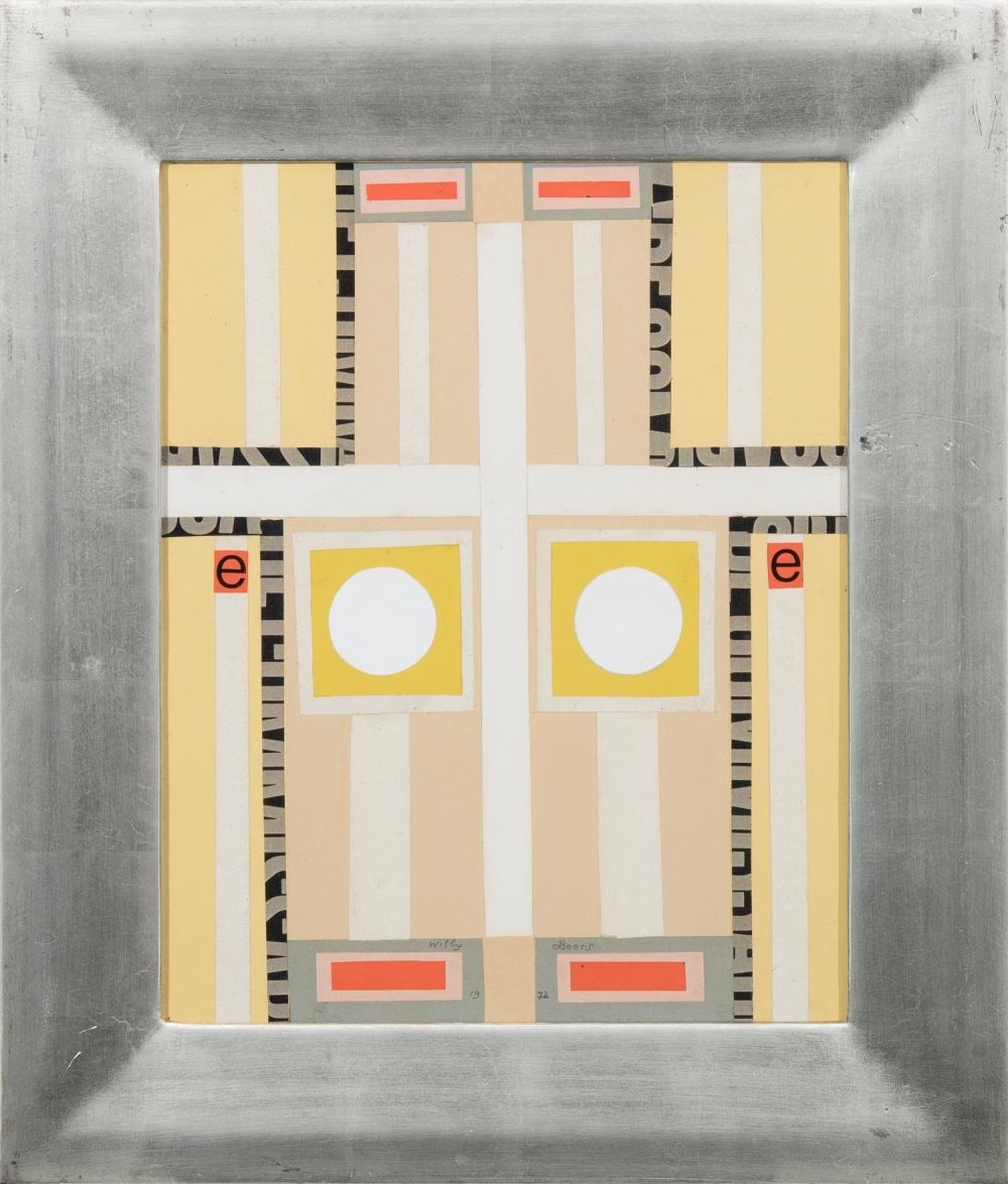 Artwork by Willy Boers, . Untitled, Made of collage with paper