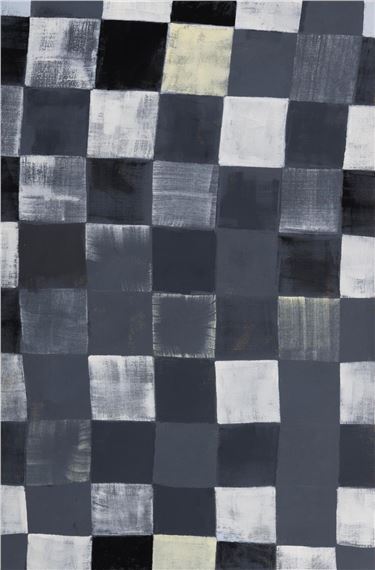 . Checkerboard tien maal zeven [Checkerboard ten times seven] by J.C.J. van der Heyden, 1998