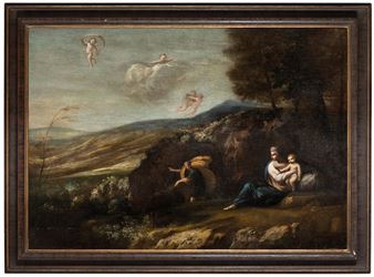 Riposo nella fuga in Egitto - Giovanni Battista Pace