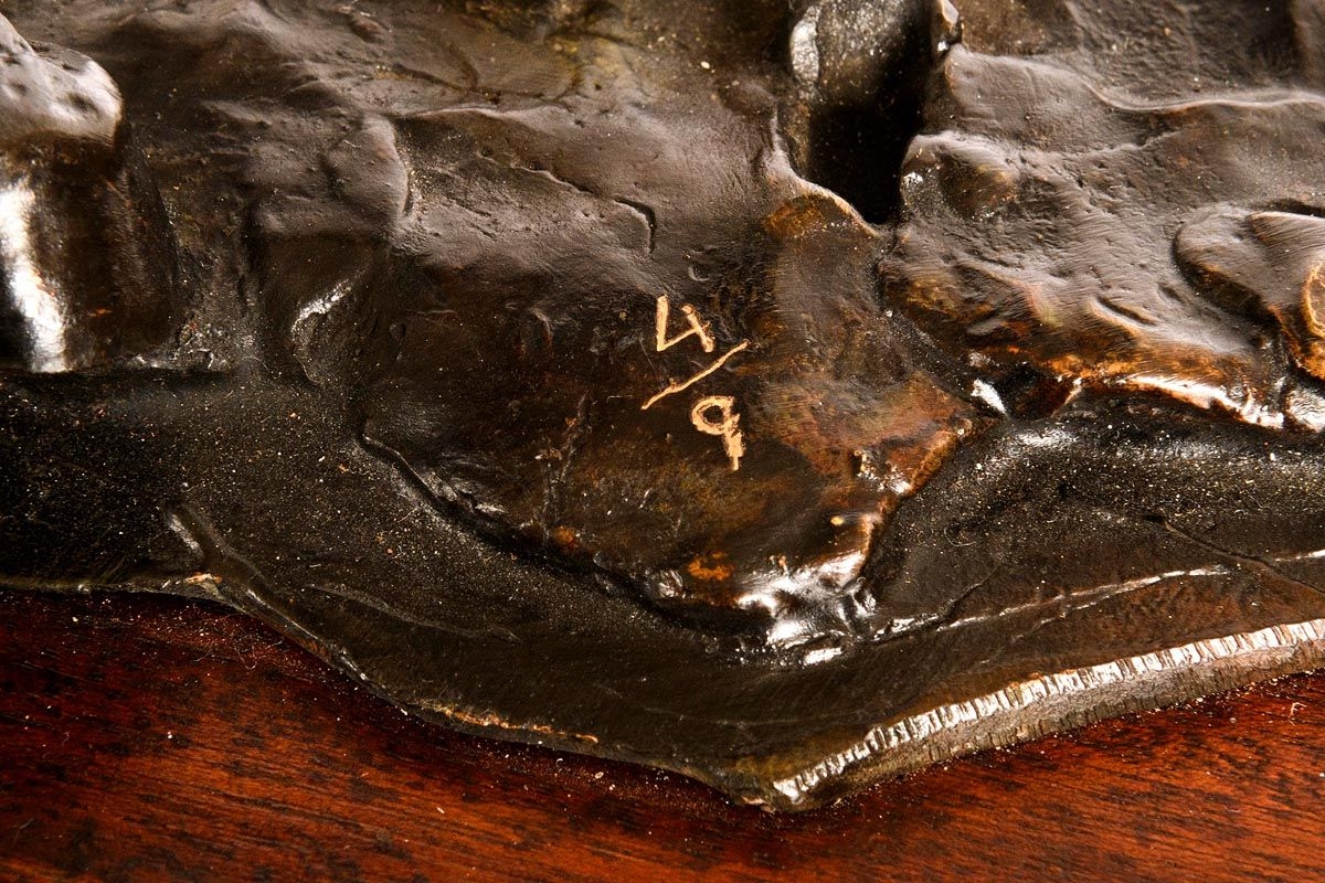 Artwork by Siobhan Bulfin, Friends, Made of bronze on a wooden base - number 4 from an edition of 9