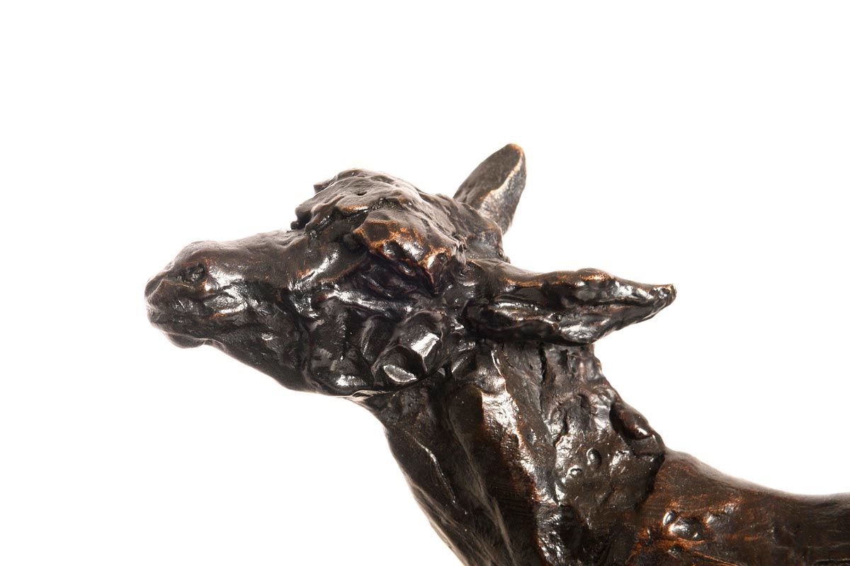 Artwork by Siobhan Bulfin, Friends, Made of bronze on a wooden base - number 4 from an edition of 9