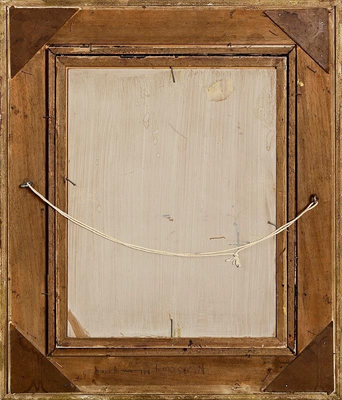 Artwork by Robert Chailloux, Still Life - Blue Thistles, Chardon Bleus, Made of oil on board