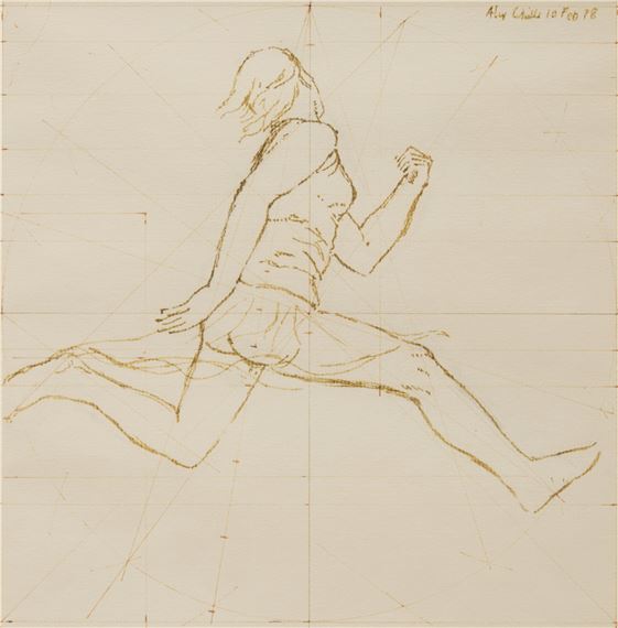 Study for "Berlin Bus" by Alex Colville, 1978