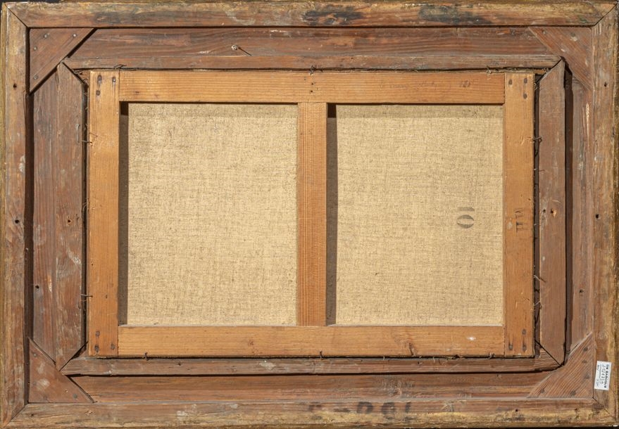 Artwork by Johannes Son, View of Martigues, Made of oil on canvas