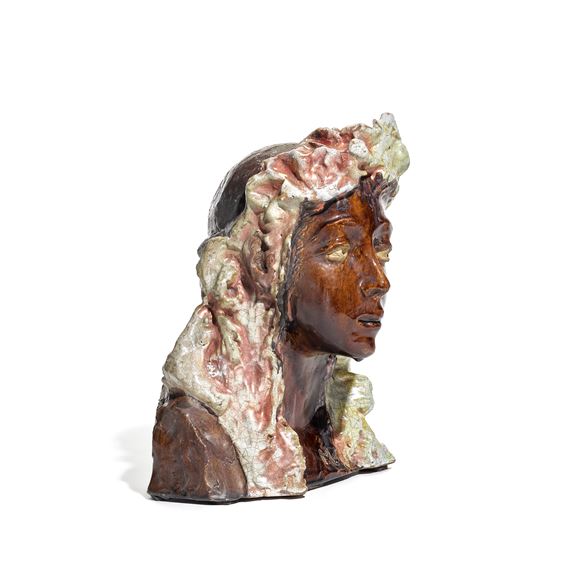 Girl with a Wreath by Mikhail Vrubel