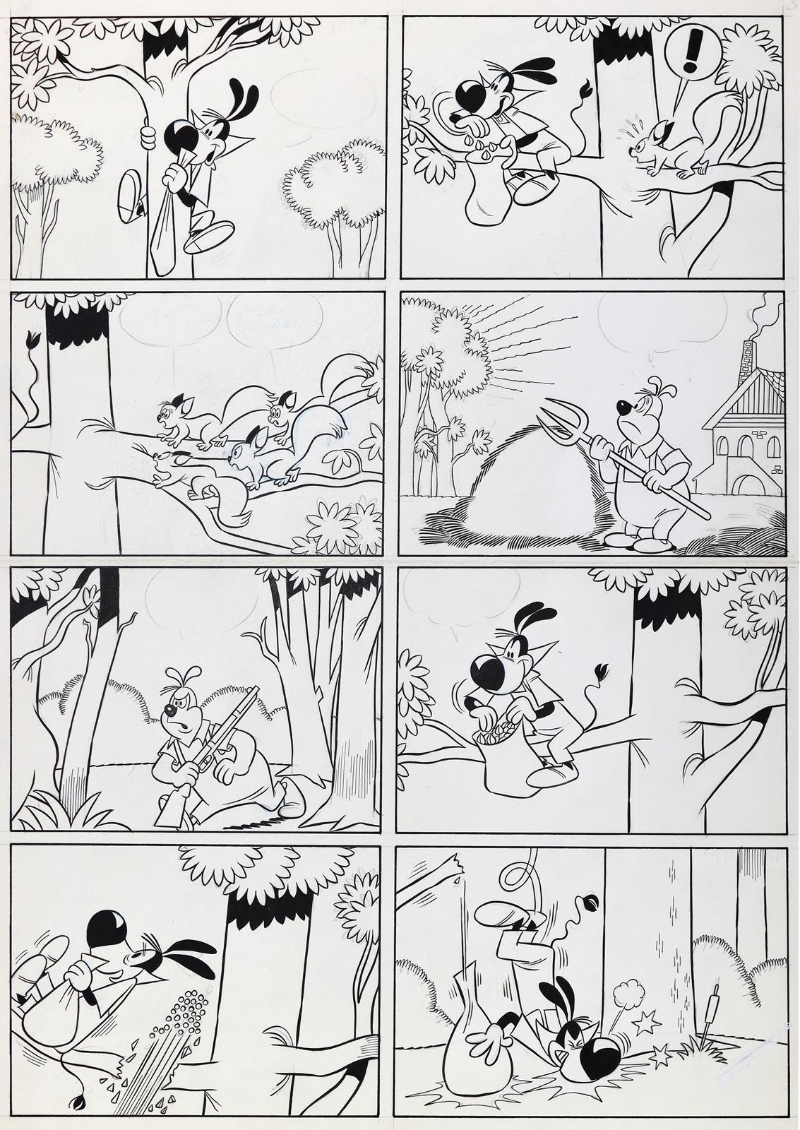 Giuseppe Perego | Lupo verkauft Nüsse (1960) | MutualArt