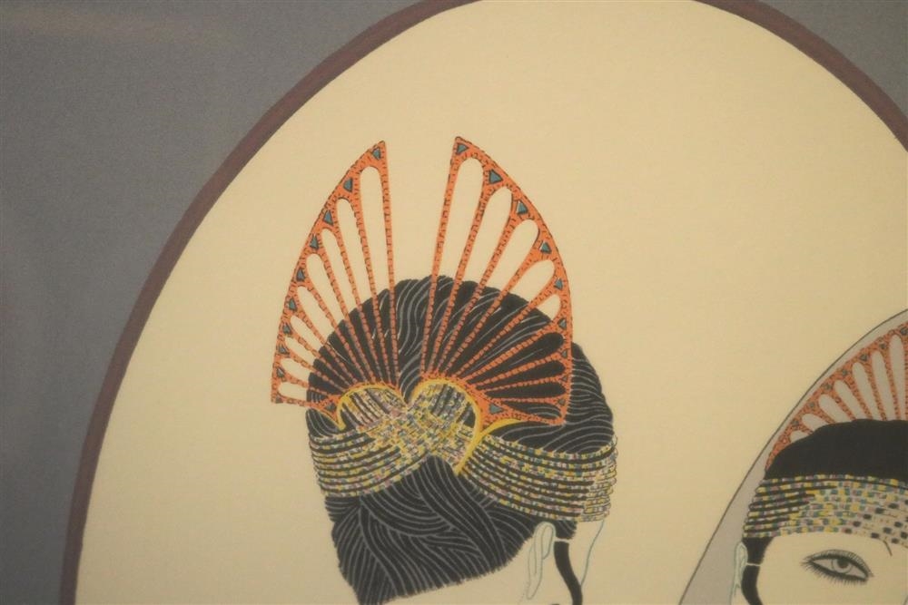 Erté | Flapper Girl Looking into Mirror, circa 1982 (Circa 1982 ...