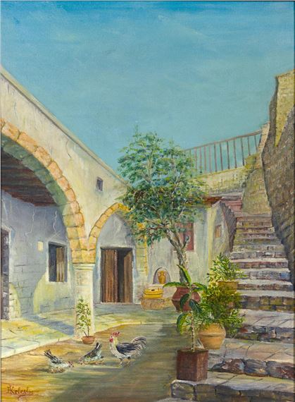Courtyard, Lania village - Andreas Keleshis