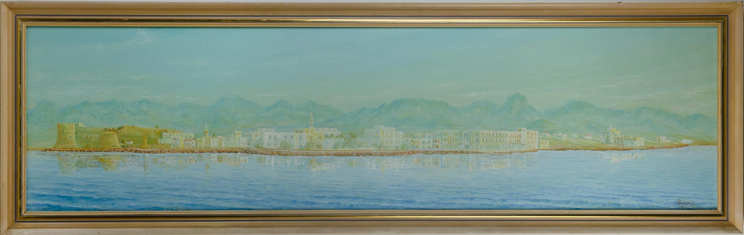 Artwork by Andreas Keleshis, Galazia Kyrenia, Made of oil on canvas