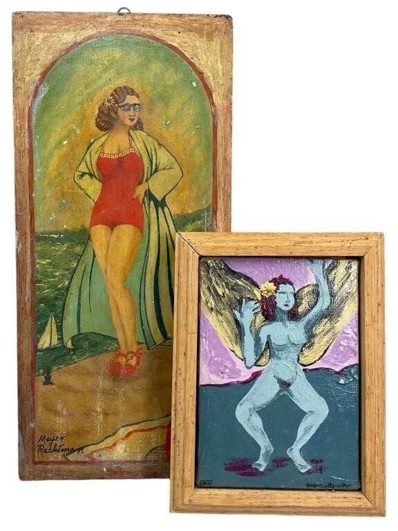 Artwork by Meyer Rechtman, Unique Small Paintings, Meyer Rechtman, Made of oil on board painting