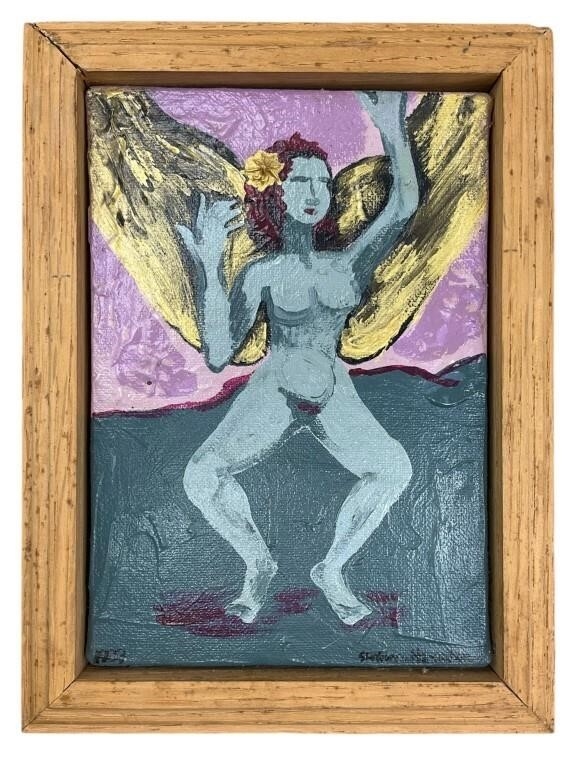 Artwork by Meyer Rechtman, Unique Small Paintings, Meyer Rechtman, Made of oil on board painting