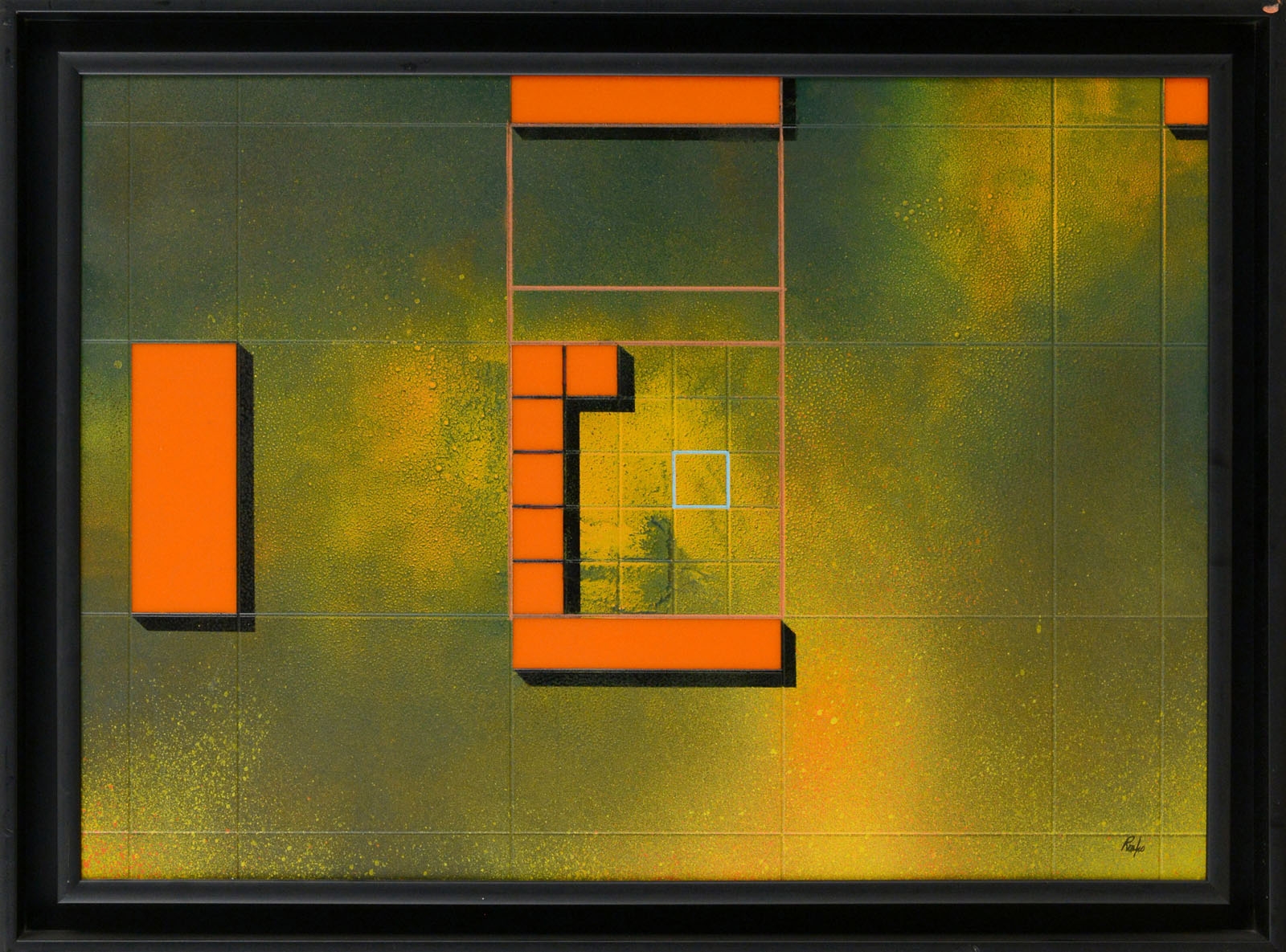 Artwork by Maurizio Roasio, Untitled, Made of mixed media on board and Plexiglas