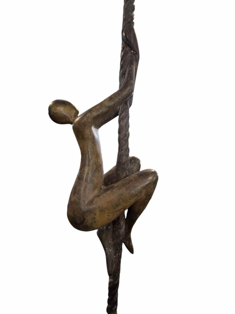 Tolla Inbar | Tolla Inbar - A very large unique bronze rope sculpture ...