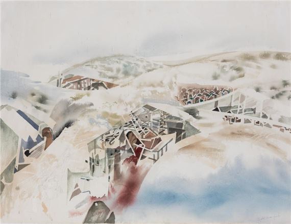 Elizabeth Vercoe Grieb | Mining Town | MutualArt
