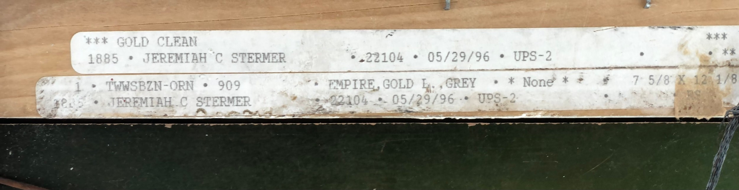 Artwork by Jeremiah Stermer, surrealist still life composition, Made of oil on board